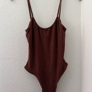 Kids Brown One Piece Swimsuit